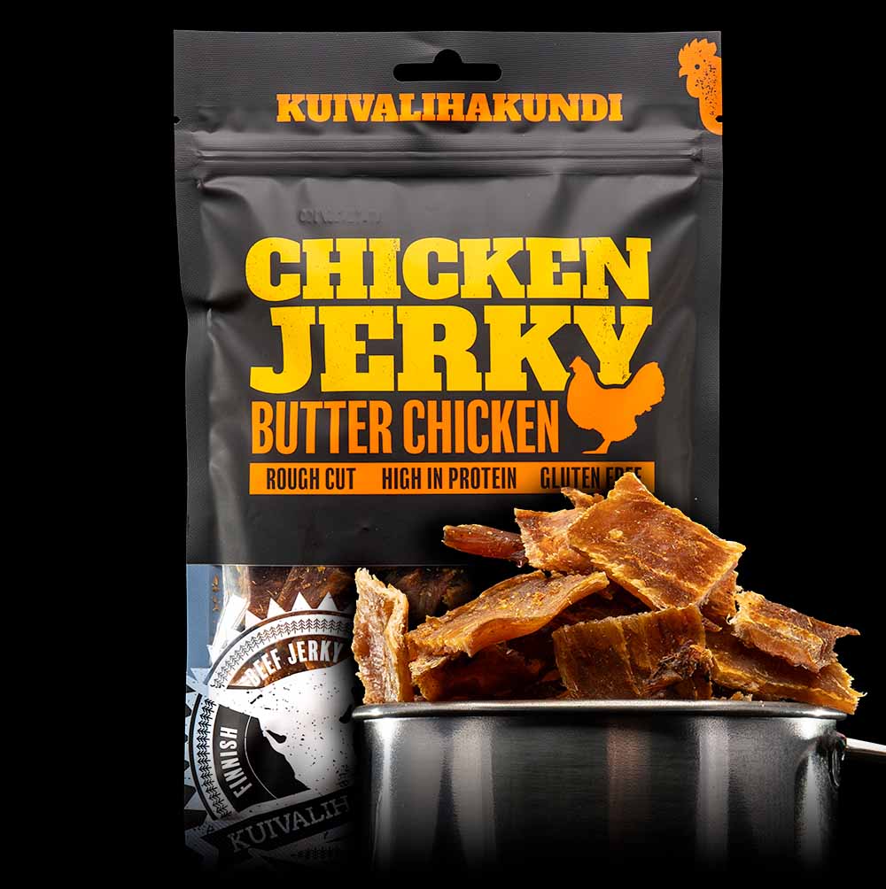 Kuivalihakundi Chicken Jerky - Butter Chicken - 100g