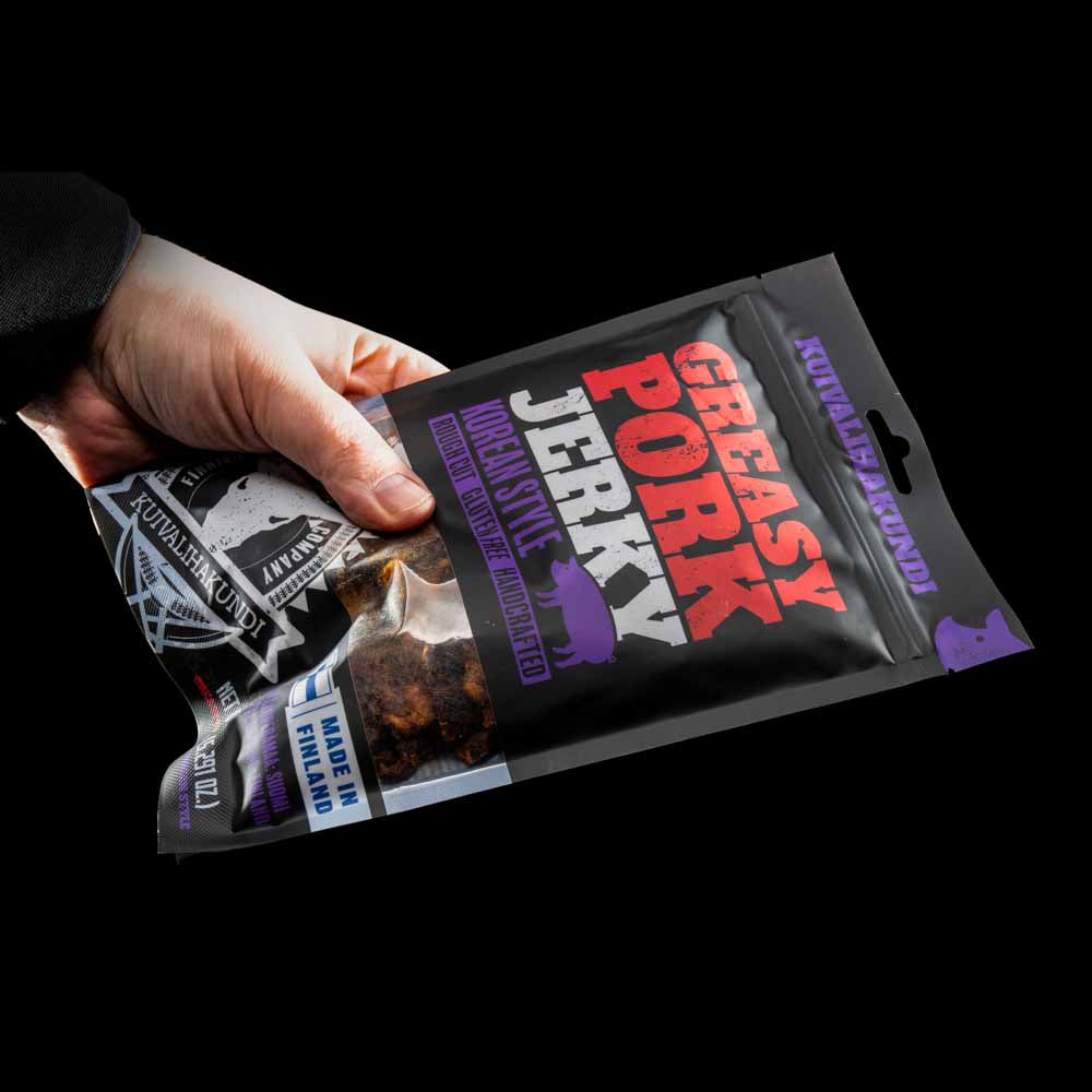 Kuivalihakundi Greasy Pork Jerky - Korean BBQ - 150g